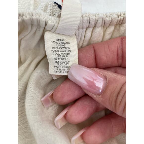 RAGA Jumpsuit Off White With embroidered Design Sz L - Picture 8 of 11